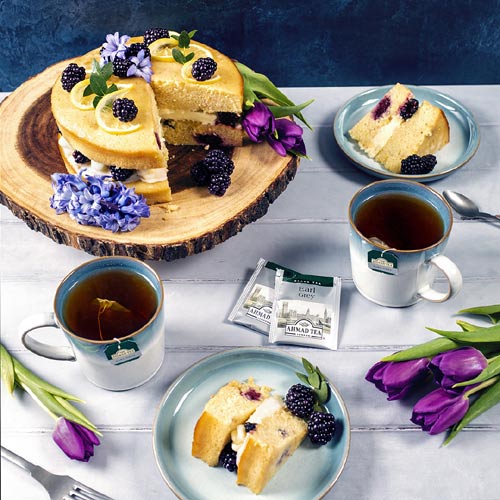 Earl Grey, Lemon & Blackberry Cake – Recieps | Ahmad Tea