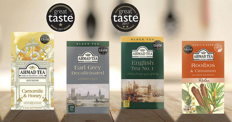 Ahmad Tea wins great taste awards