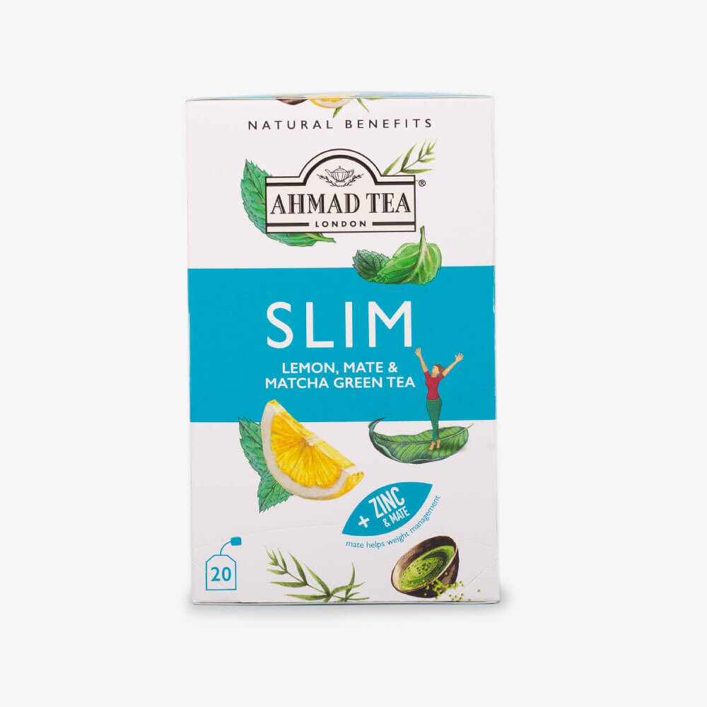 Lemon, Mate & Matcha Green Tea "Slim" Infusion - Teabags