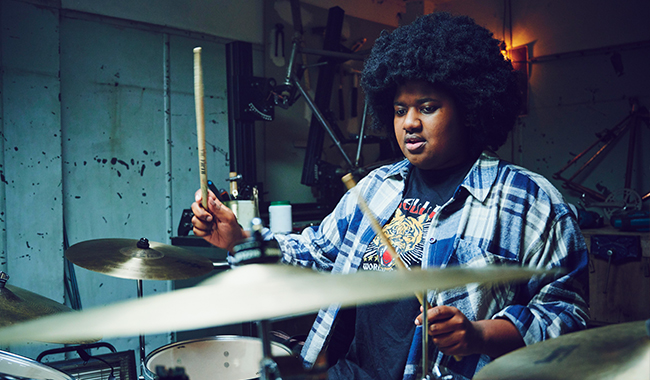 Jaleesa Gemerts, the amazing drummer from the What It Takes campaign for a brew and a chat about life as an artist.