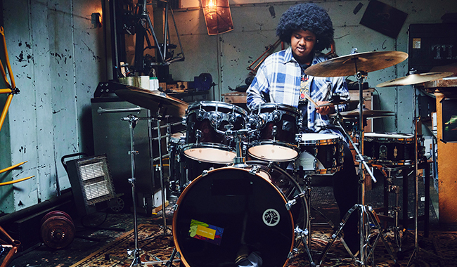 Jaleesa Gemerts, the amazing drummer from the What It Takes campaign for a brew and a chat about life as an artist.