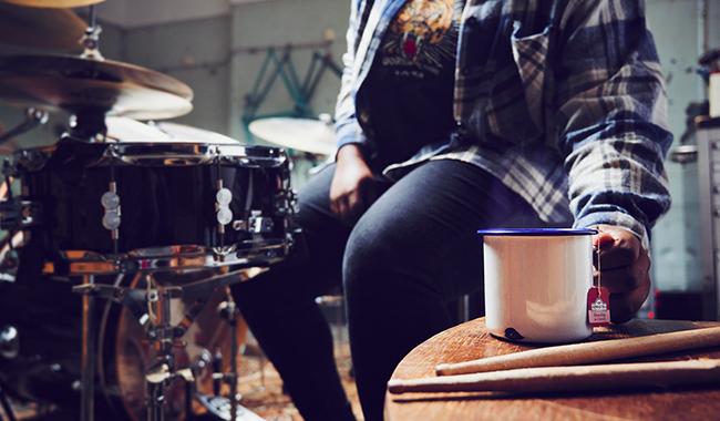 Jaleesa Gemerts, the amazing drummer from the What It Takes campaign for a brew and a chat about life as an artist.