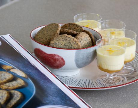 Lemon Posset Poppy Seed Shortbread