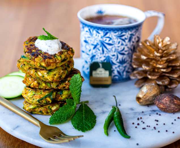 Courgette Fritters-Darjeeling