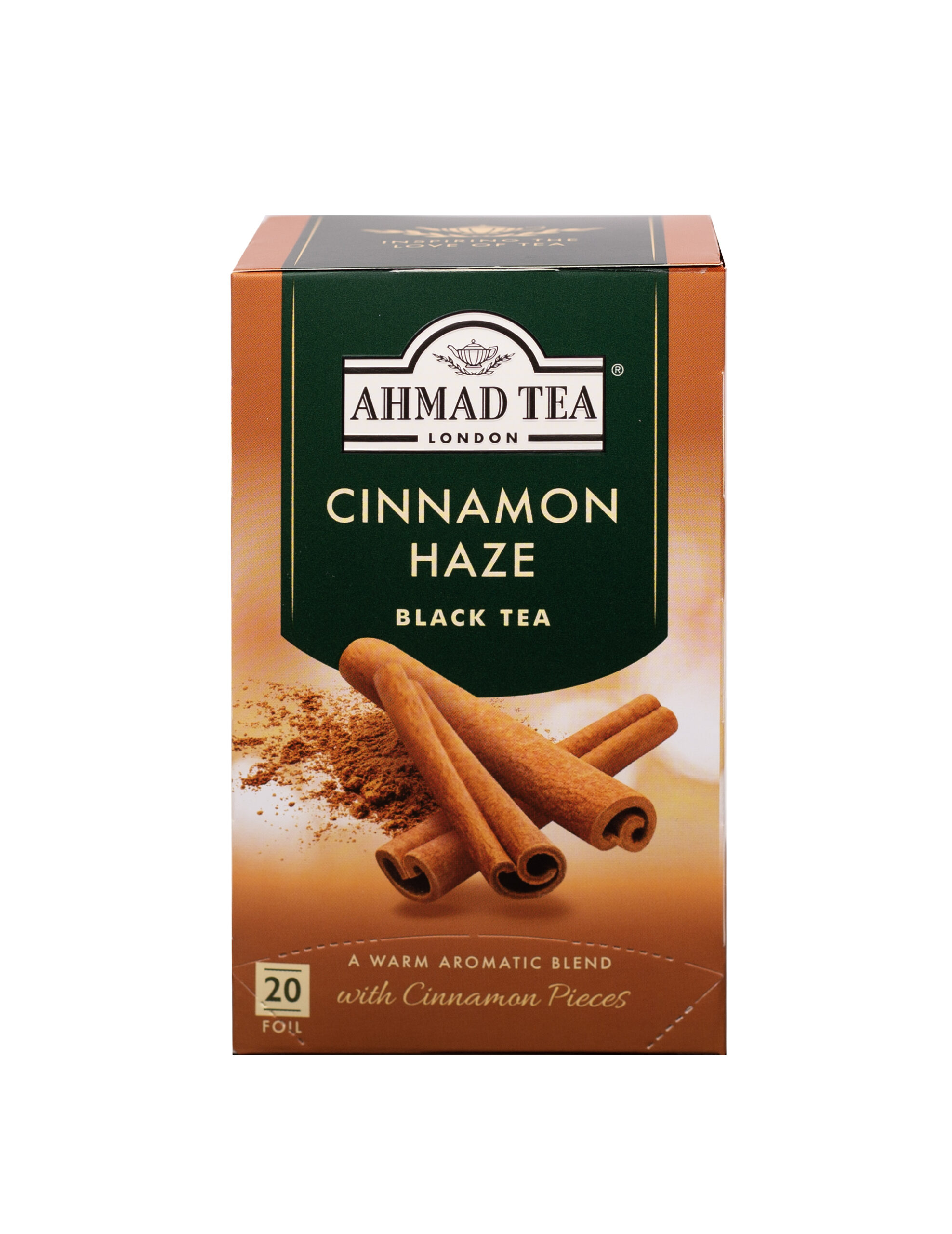 Picture is of the front face of the Cinnamon Haze packet