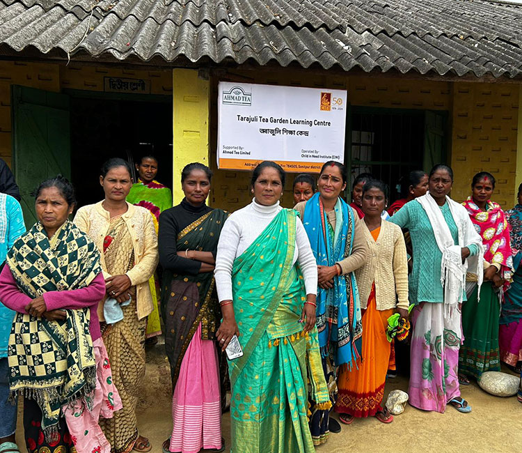 Ahmad Tea working with the CINI to support tea plantation workers and their families