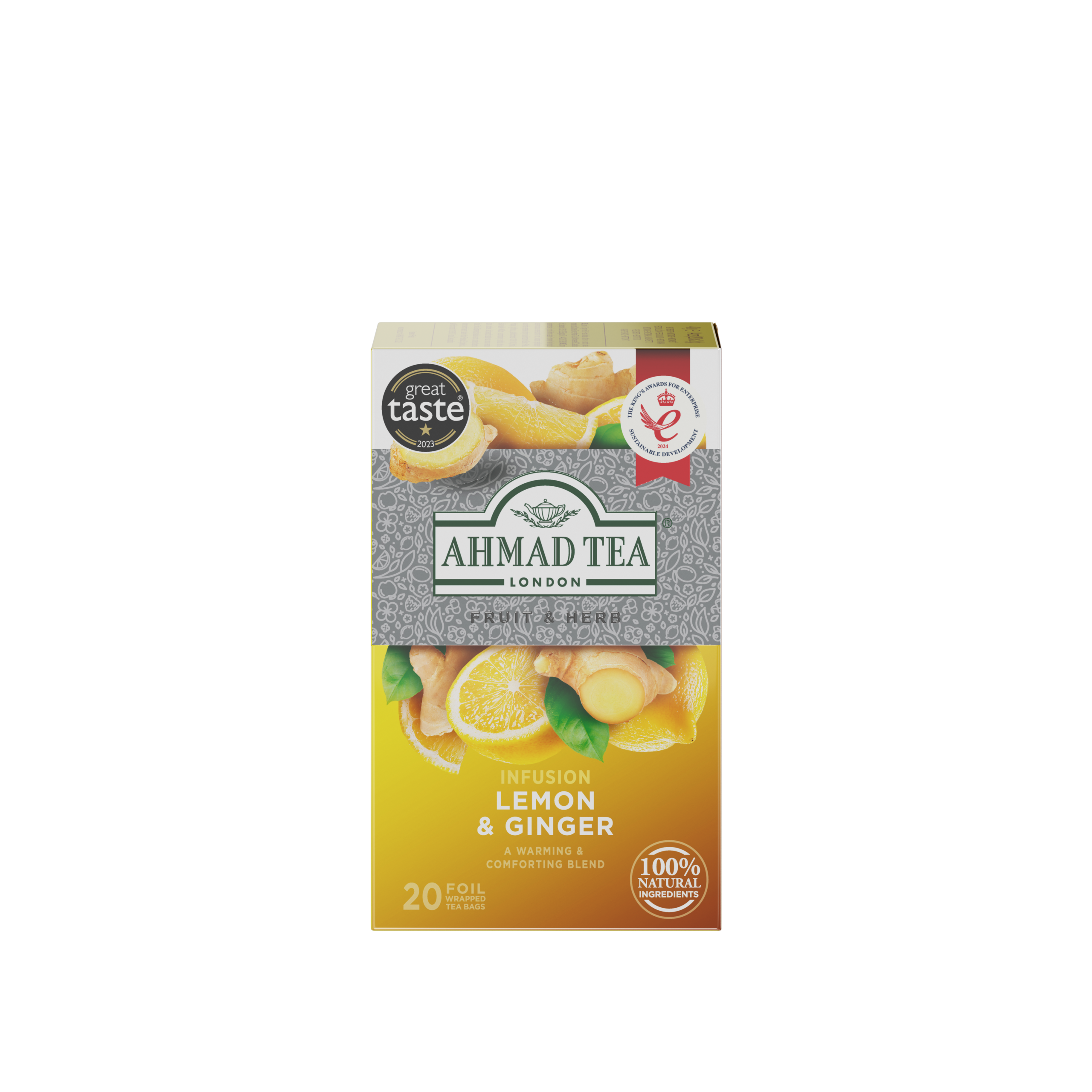 20 Enveloped Lemon & Ginger Infusion